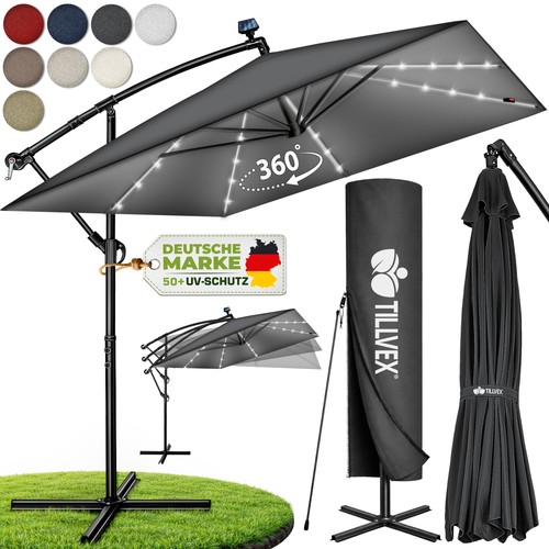 Tillvex sonnenschirm led - tillvex®,