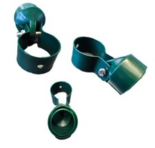 Zaunstrebenkappe grün Ø34mm Montagezubehör Zaunpfosten Maschendrahtzaun 1/2/5/10