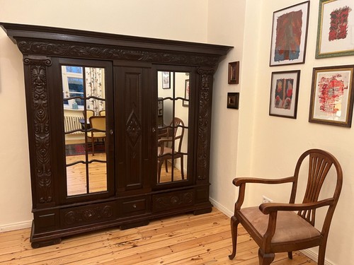 Wohnzimmerschrank antik eiche - antik,