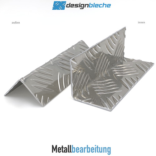 Alu winkel riffelblech - alu,