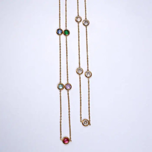 Feine halskette mit - feine,