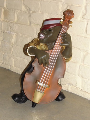 Sänger bassist figur jazz - sänger,