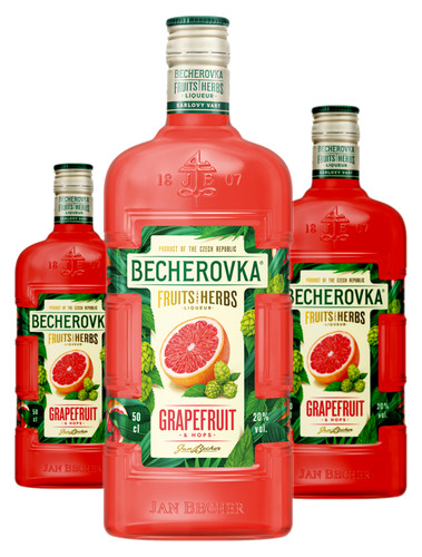 Becherovka grapefruit and - x,