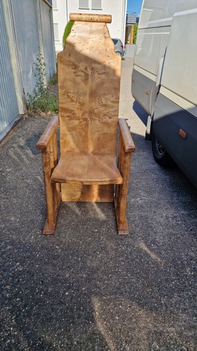 Thronstuhl aus holz 4 - aus,