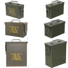 BW Munitionskiste US Ammo Box Metallkiste Metallbox Transportbox Metall Stahl