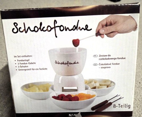 Teiliges schokofondue neu - 8-teiliges,