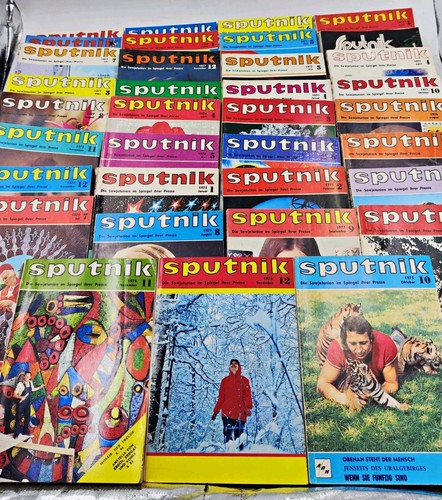 35x sputnik magazin ddr - magazin, udssr