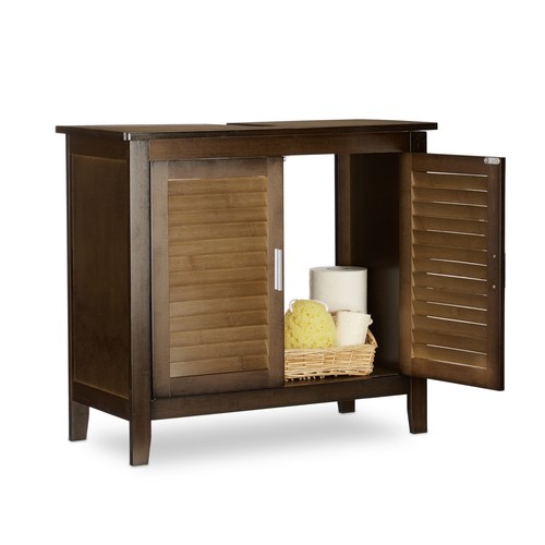Waschbeckenunterschrank braun