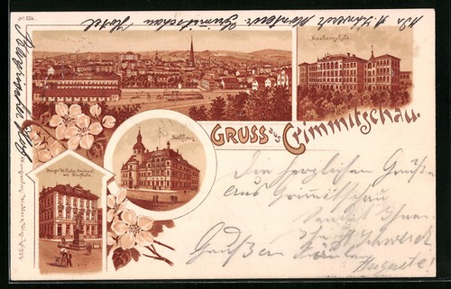 Lithographie crimmitschau - lithographie,
