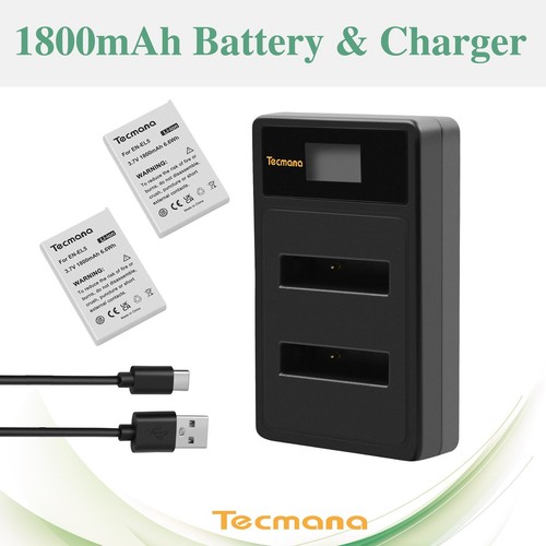 2xakku 1800mah für nikon - 2xakku,