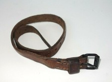 PACKRIEMEN / Lederriemen - ehem. schweizer Armee - mit Gürtelschnalle -  
