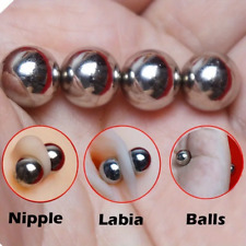 2-Paar Starke Magnetische Kugeln Nippel Klemmen BDSM Erotik Brust Simulator BDSM