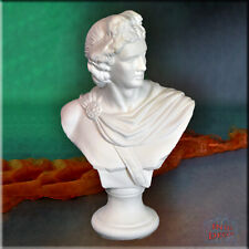 Statue Büste Figur Apollo Skulptur Griechische Gott Antike Figuren Stuckgips