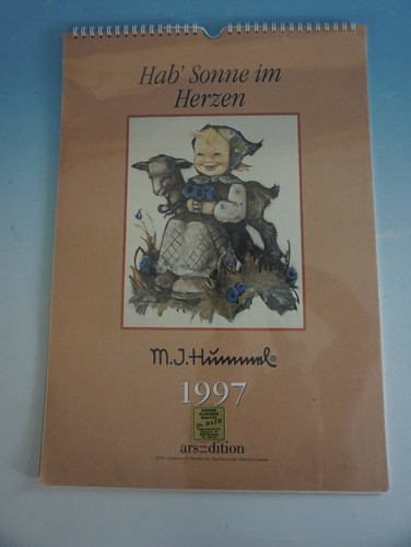 Vintage hummel kalender 1997 - kalender,
