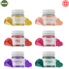 Essbarer Glitzer - 3g x 6 Farben Glitzerpulver für Getränke, Geschmacksneutrales