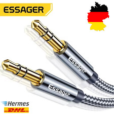 Essager 3,5mm Aux-Kabel Klinke auf Klinke Audiokabel für Auto & Kopfhörer