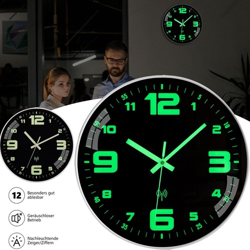 Leuchtend wanduhr ohne - leuchtend,