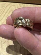 Schlangenbandring 9 kt Gold