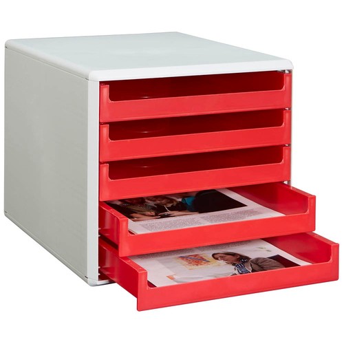 Schubladenbox rot - m&m,