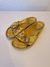 Birkenstock Madrid By Heidi Klum Diamond Gold Leder Größe.39