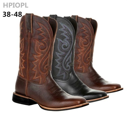 Mid calf stickerei western - mid-calf,
