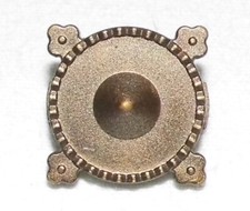 23045, Buckel, Schild-Einsatz (für Schild, Rundschild), metallic