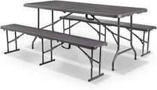 Klapptisch Gartentisch Rattan