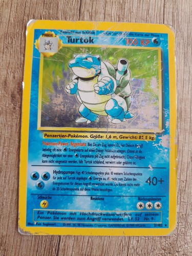 Pokemon karte turtok blastoise - pokemon,