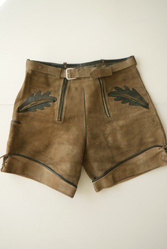 Kurze 70er lederhose - kurze,