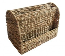 Zeitungsständer Ständer  Zeitschriften Organizer Halter Wasserhyazinthe Natur