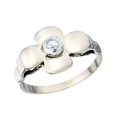 Ring old cut diamond cross 333