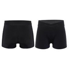 Kinder Mädchen Unten Joggen Hosen Gymnastik Shorts V-Front Activewear Fahrrad