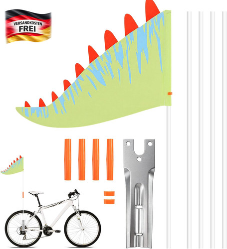 Fahrradwimpel verstellbar