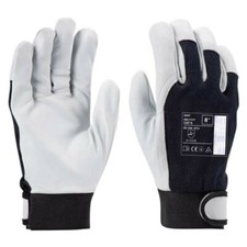 3 - 120 Paar Arbeitshandschuhe Handschuhe Lederhandschuhe Ziegenleder 7-11 EASY+