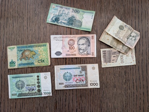 Alte geldscheine banknoten - alte,