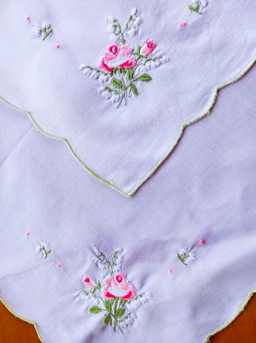 Vintage tischdecke handarbeit - vintage,
