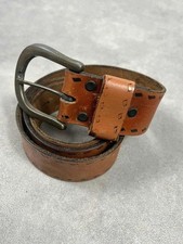 Ledergürtel hellbraun Vintage