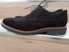 Mercedes Herren Halbschuhe Braun Leder Gr. 44