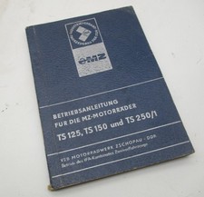 ORIGINAL Betriebsanleitung Motorrad MZ TS 125 150 250/1  IFA DDR Oldtimer