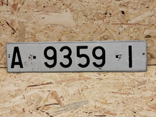 Altes nummernschild spanien - nummernschild,