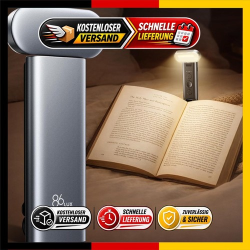 86lux led leselampe buch - 86lux,