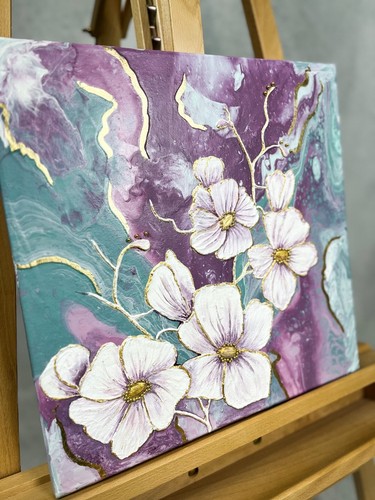 Gemälde acryl auf - acryl, leinwand