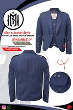 Scottish Navy Kilt Jacket