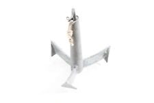 alter Anker für Motorboot Faltboot Anker old vintage Deko DDR 13cm Ø