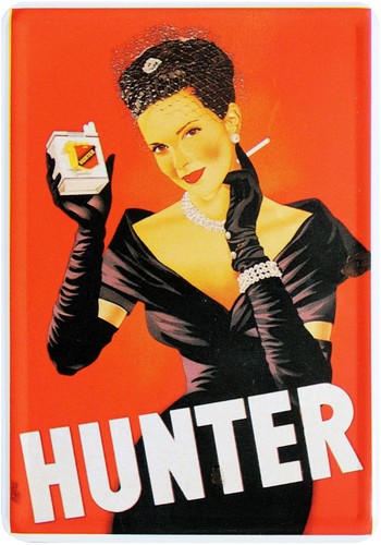 Blechpostkarte hunter - blechpostkarte,