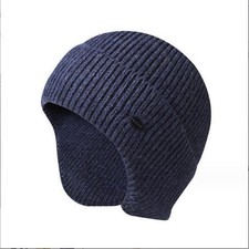 Mütze Schirmmütze Herren Ohrenwärmer Wintermütze Strickmütze Warme Strick Beanie