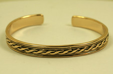 Armreif Bronze Kelten Zopfmuster massiv 19g Bronzeschmuck Wikinger Mittelalter