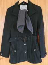 Clockhouse Winterjacke Mäntelchen schwarz mit Wolle Gr. 38/M + Gratiszugabe 