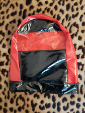 Lackmaske mit Plastik im Gesichtsfeld Lackhaube Vinylmask with Plastikfront