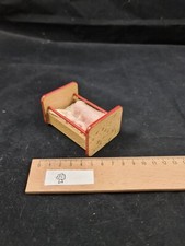 Kinderbett Babybett Holz Kinderzimmer Puppenstube Puppenhaus antik alt